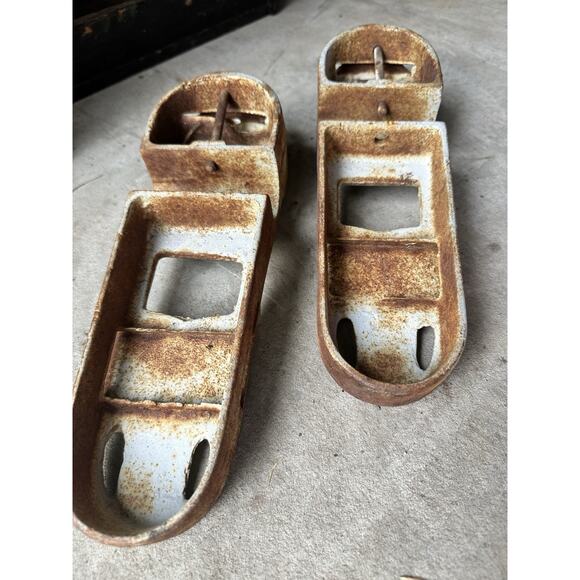 Antique Iron Bodybuilding Boots Weighted Strongman Fitness main image 8